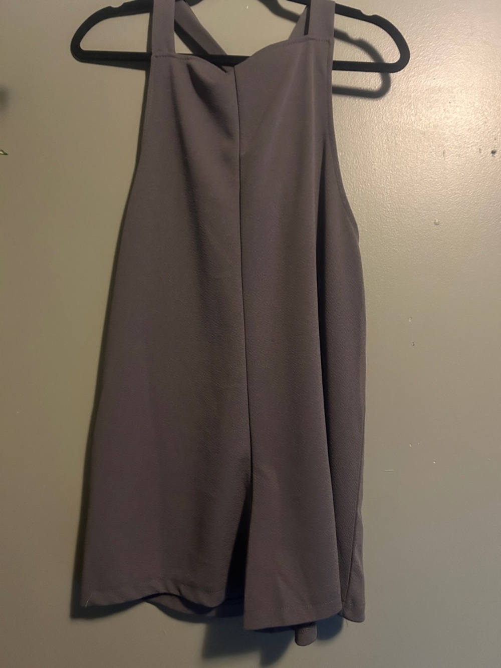 Women's Sleeveless Grey Jumpsuit Romper